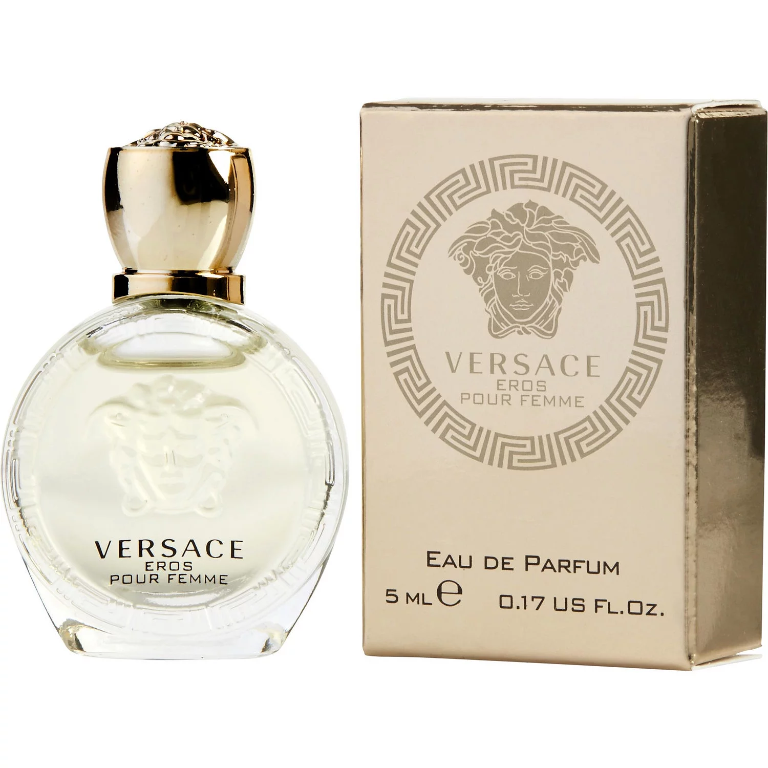 Versace Eros Women EDP, Pour Homme EDT, Yellow Diamond  EDT - 5ml 3PK Kit