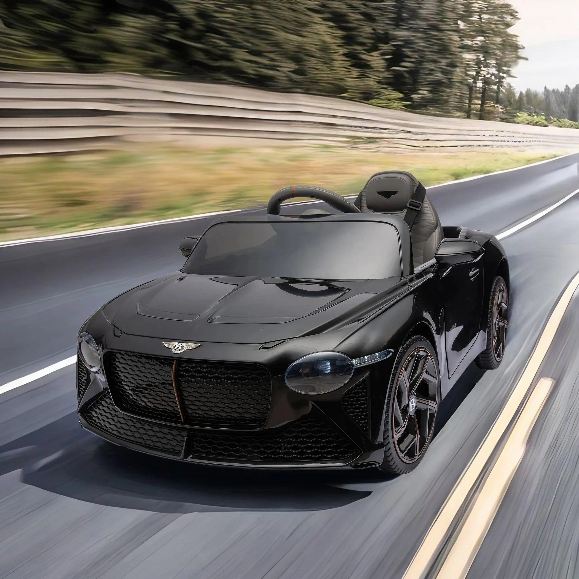 Kids Electric Ride On 12V Licensed Lamborghini Aventador Battery Powered Sports Car Toy