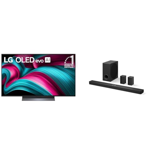 LG 65-Inch Class OLED evo AI 4K C5 Series Smart TV w/Dolby Atmos, Dolby Vision, HDR10, AI Super Upscaling 4K, Filmmaker Mode, Wow Orchestra, Alexa Built-in (OLED65C5PUA, 2025)