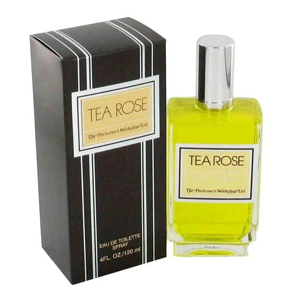 Tea Rose by Perfumer's Workshop, 4 oz Eau De Toilette Spray for Women