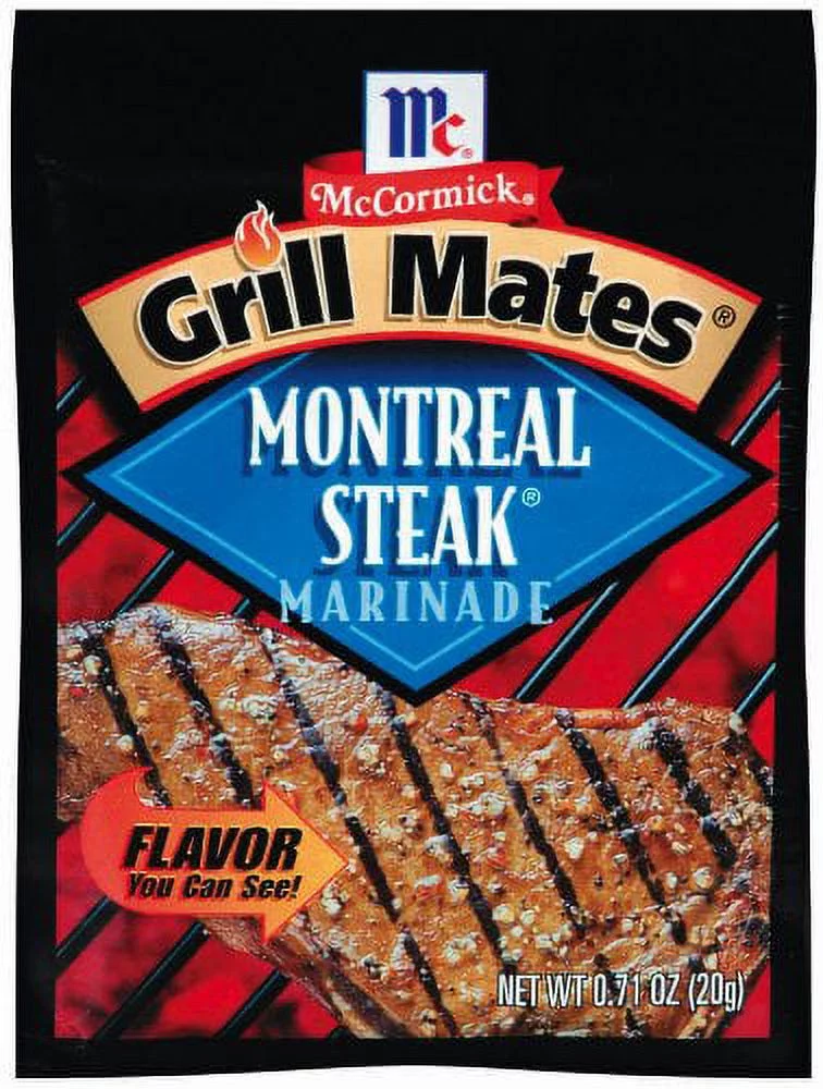 McCormick Grill Mates Montreal Steak Marinade Mix, 0.71 oz (Pack of 8)