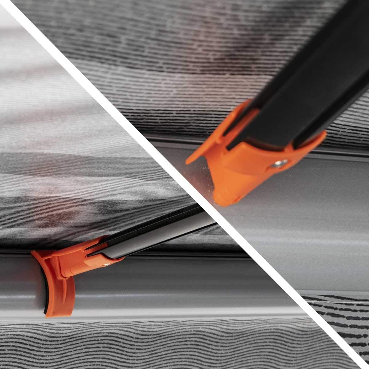 CAREFREE RV Awning Curved Rafter-Black