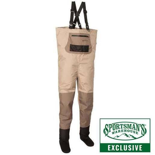 Lost Creek Men&s LX Fishing Waders - Tan XL Stout