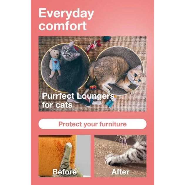 Necoichi Cozy Cat Scratcher Bowl - Pet Supplies online store