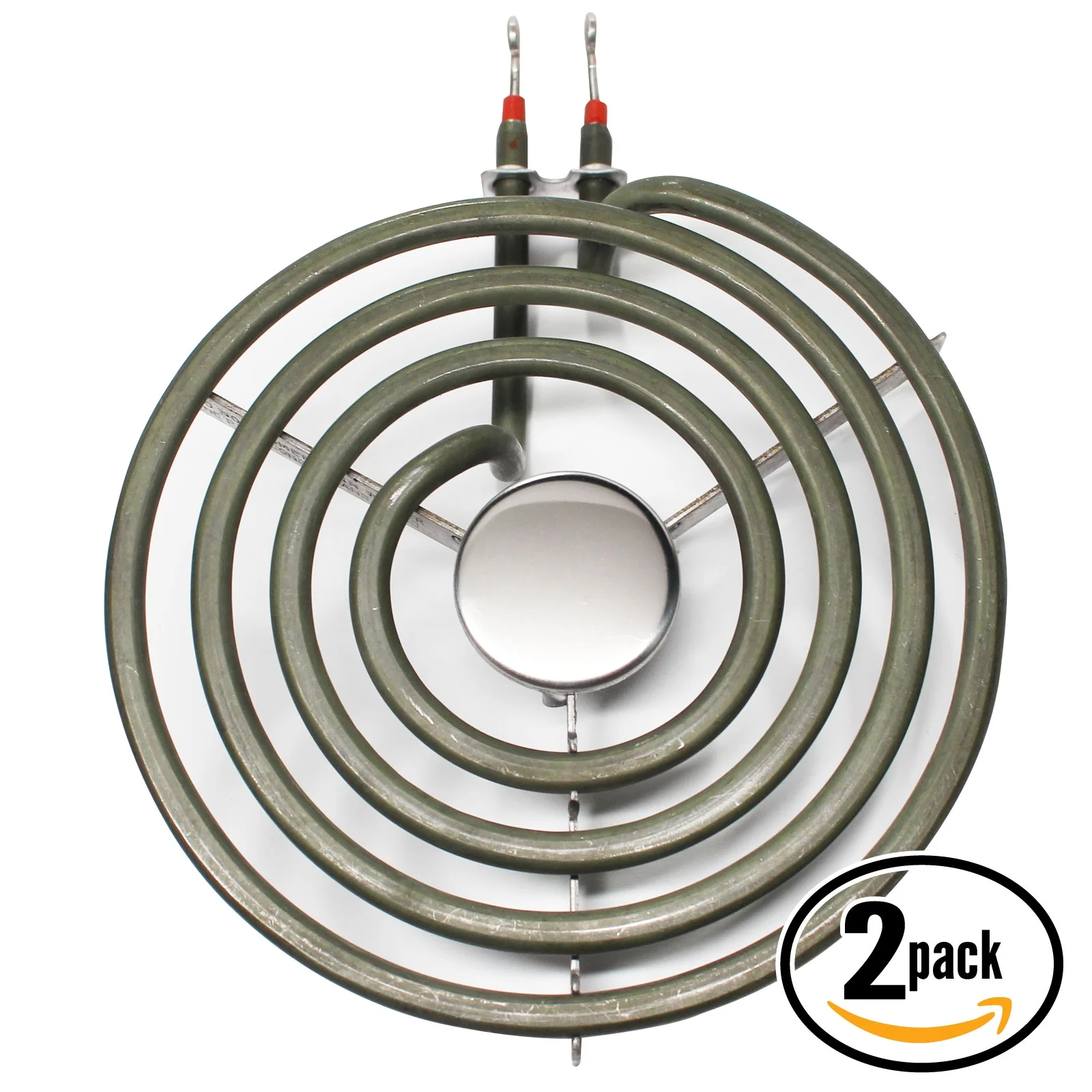 2-Pack Replacement Kenmore / Sears 79093762000 6 inch 4 Turns Surface Burner Element - Compatible Kenmore / Sears 316439801 Heating Element for Range, Stove & Cooktop