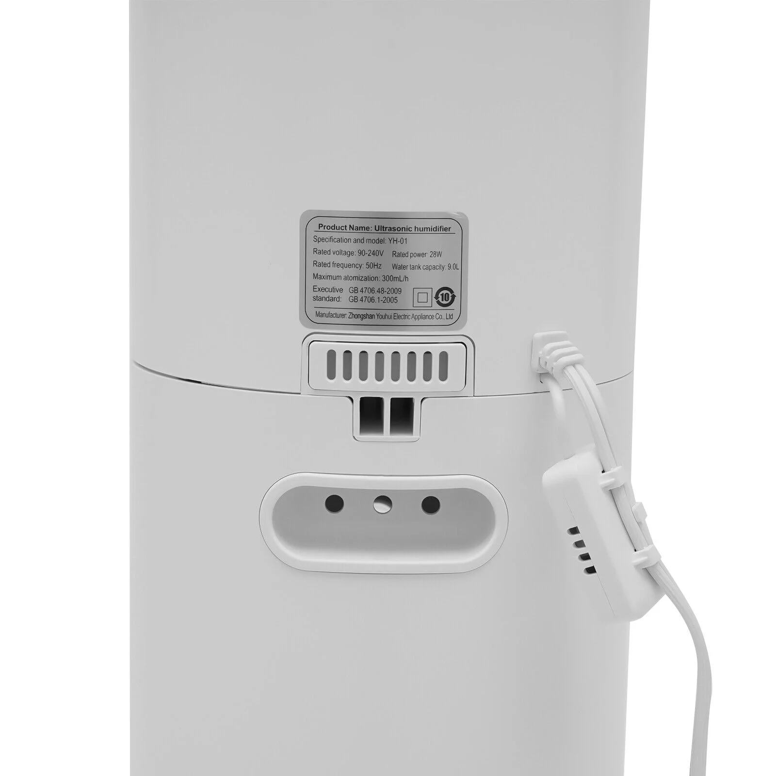 Miumaeov 9L Large Room Humidifier Whole House Ultrasonic Cool Mist Humidifier with Remote Control