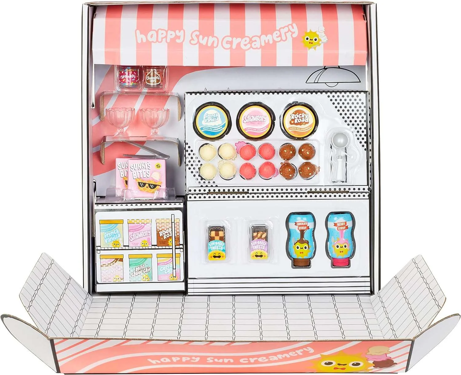 Miniverse Make It Mini Food Ice Cream Social Playset (NOT EDIBLE!) - Radiant Selections