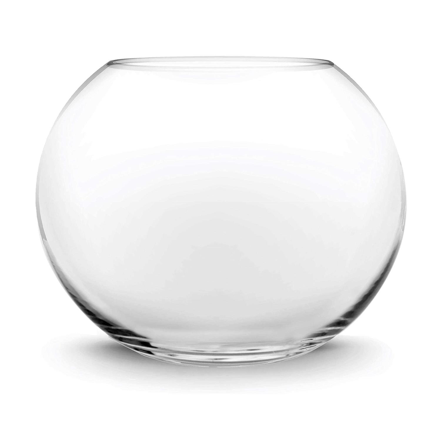 Cys Excel Large Glass Bubble Bowl Multiple Size Choices Fish Bowl Vase - Pet Supplies online store