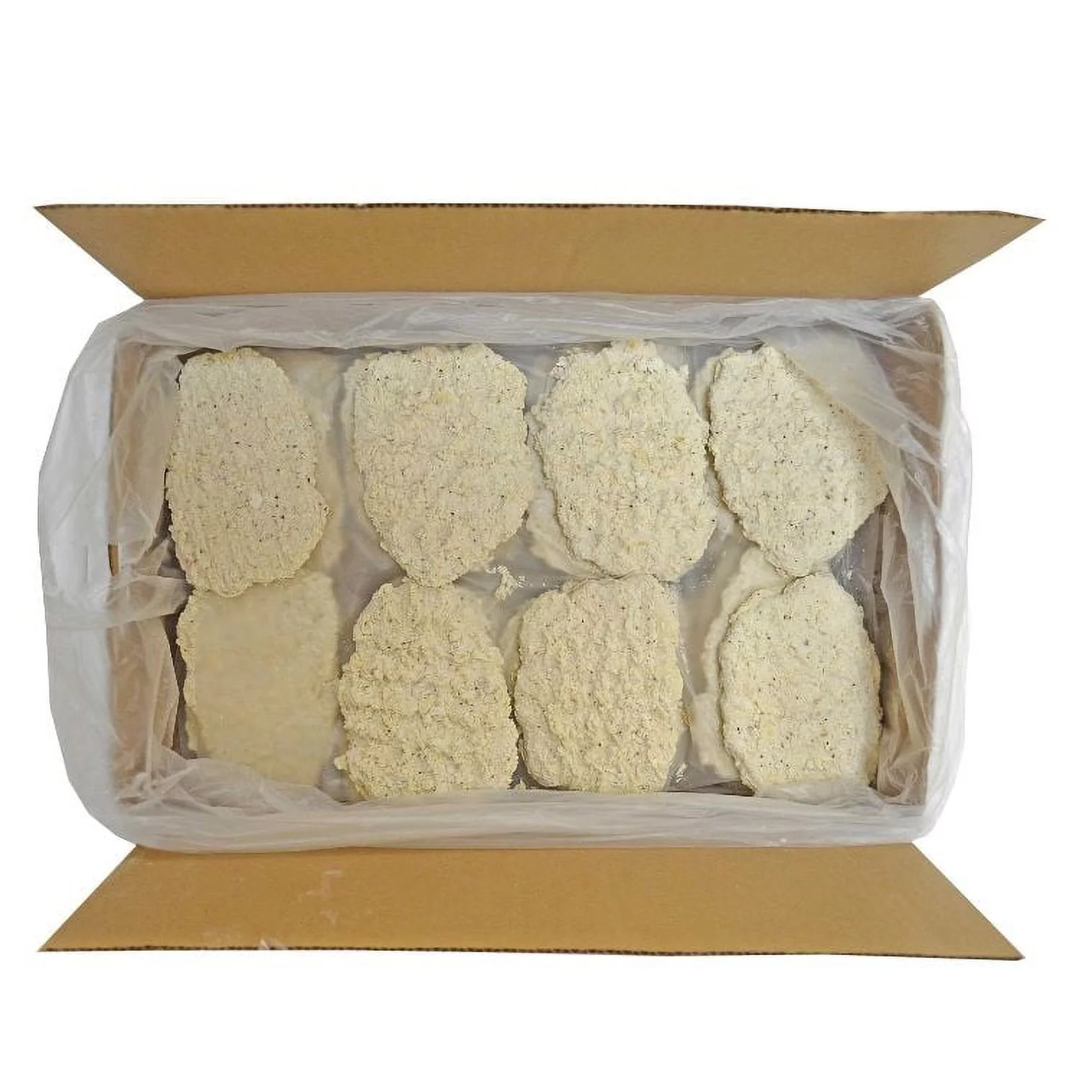 Kings Command Foods Raw Chicken Fried Beef Steak - Southern Style, 5.3 Ounce - 30 per case.