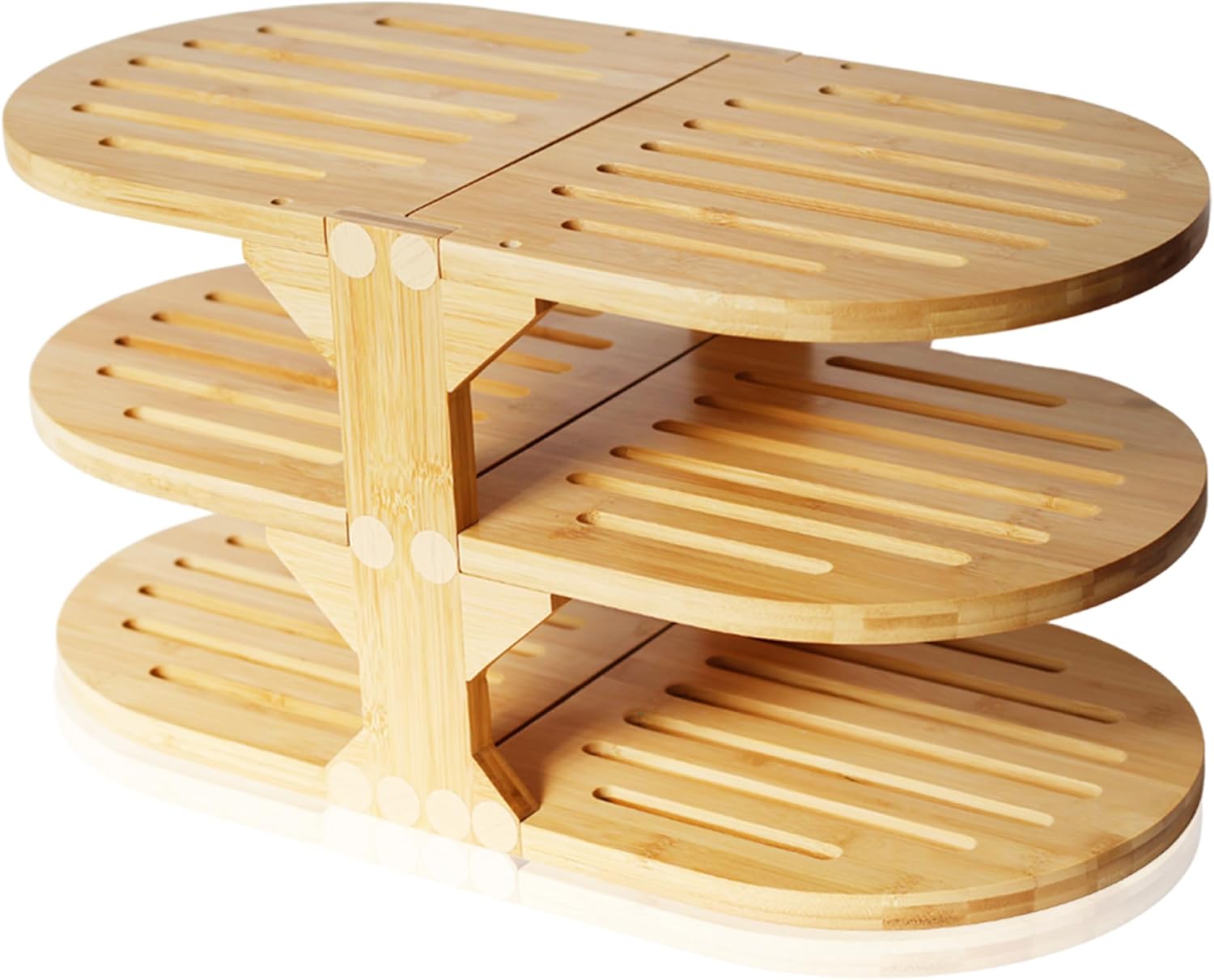 6-Tier Plate Organizer for Cabinet Space Saver - 20