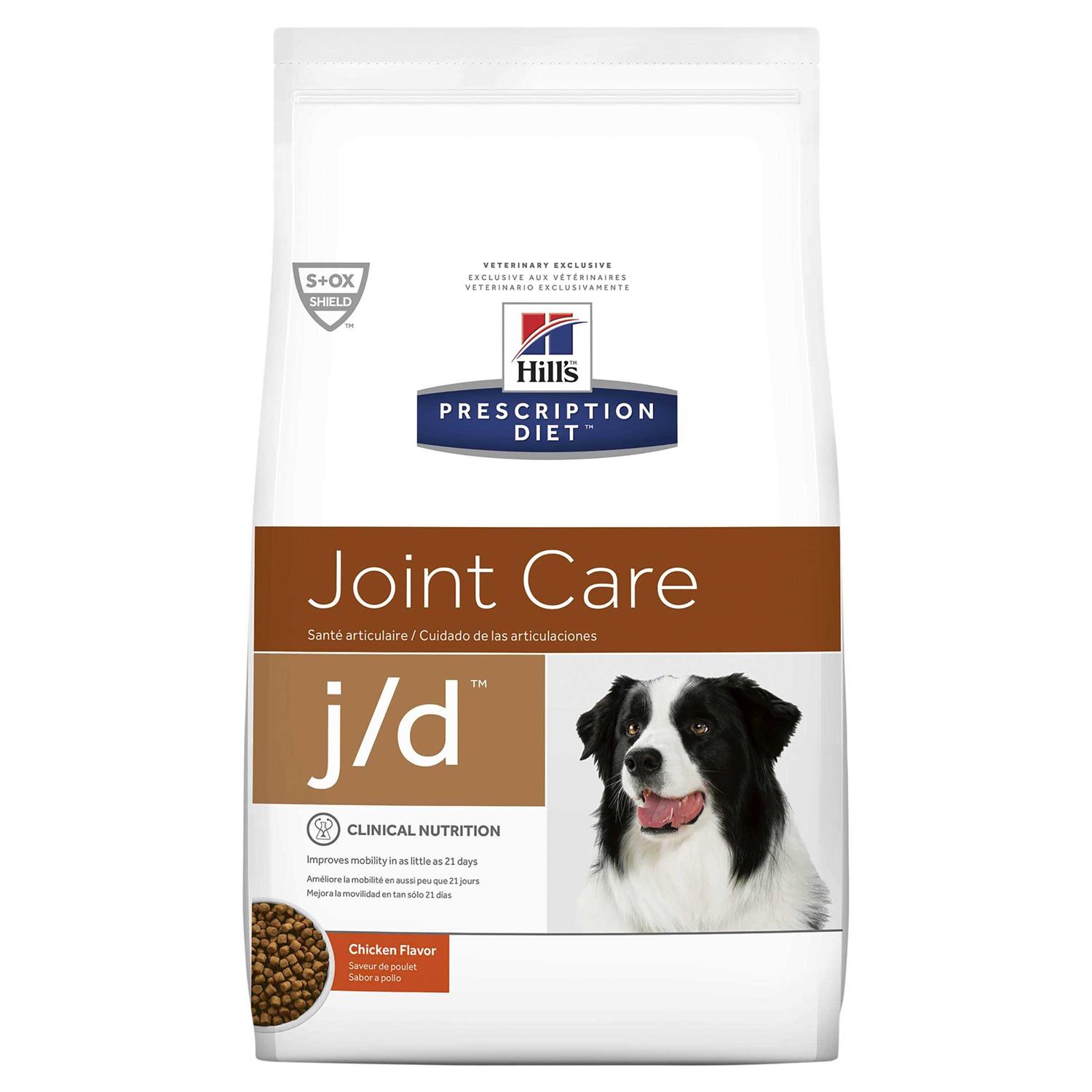 Hill's Prescription Diet j/d Joint Care Chicken Flavor Dry Dog Food - Pet Supplies online store
