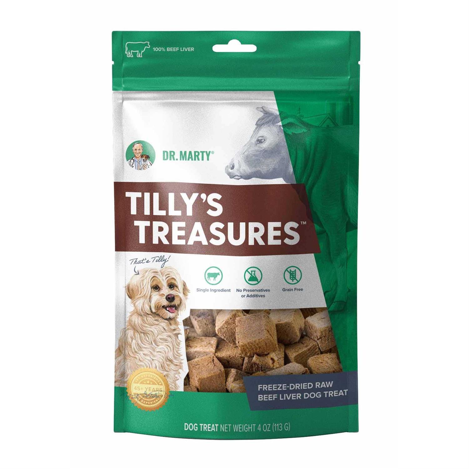 Dr. Marty Tilly's Treasures Beef Liver Dog Treat - Pet Supplies online store