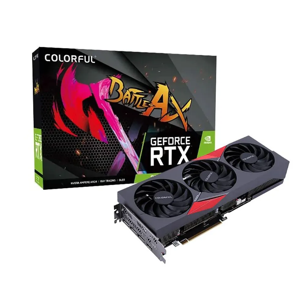 Colorful RTX 3050 NB 8G EX-V Battle RX with 8 GB GDDR6 RAM Graphics Card with 128 bit 2560 CUDA Cores PCIE 4.0