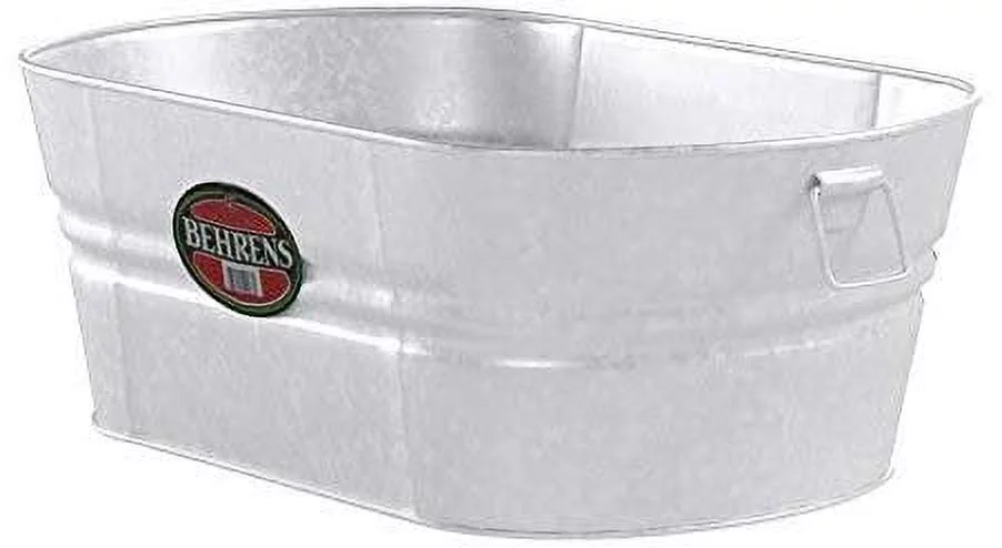 Behrens 0-OV 5-1/2-Gallon Oval Steel Tub