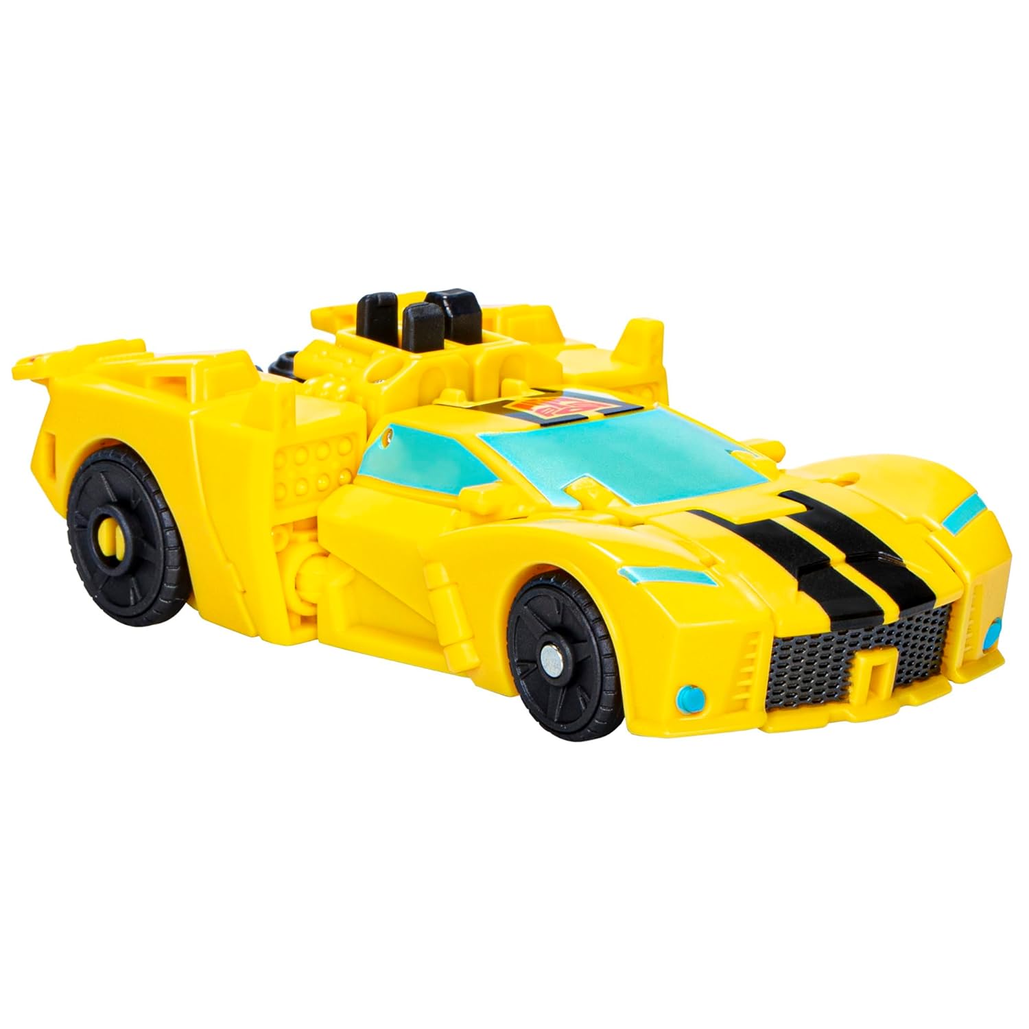 Transformers EarthSpark Warrior Class Bumblebee 5-Inch Robot Action Figure, Converts in 19 Steps, Interactive Toys for Boys and Girls Ages 6 and Up