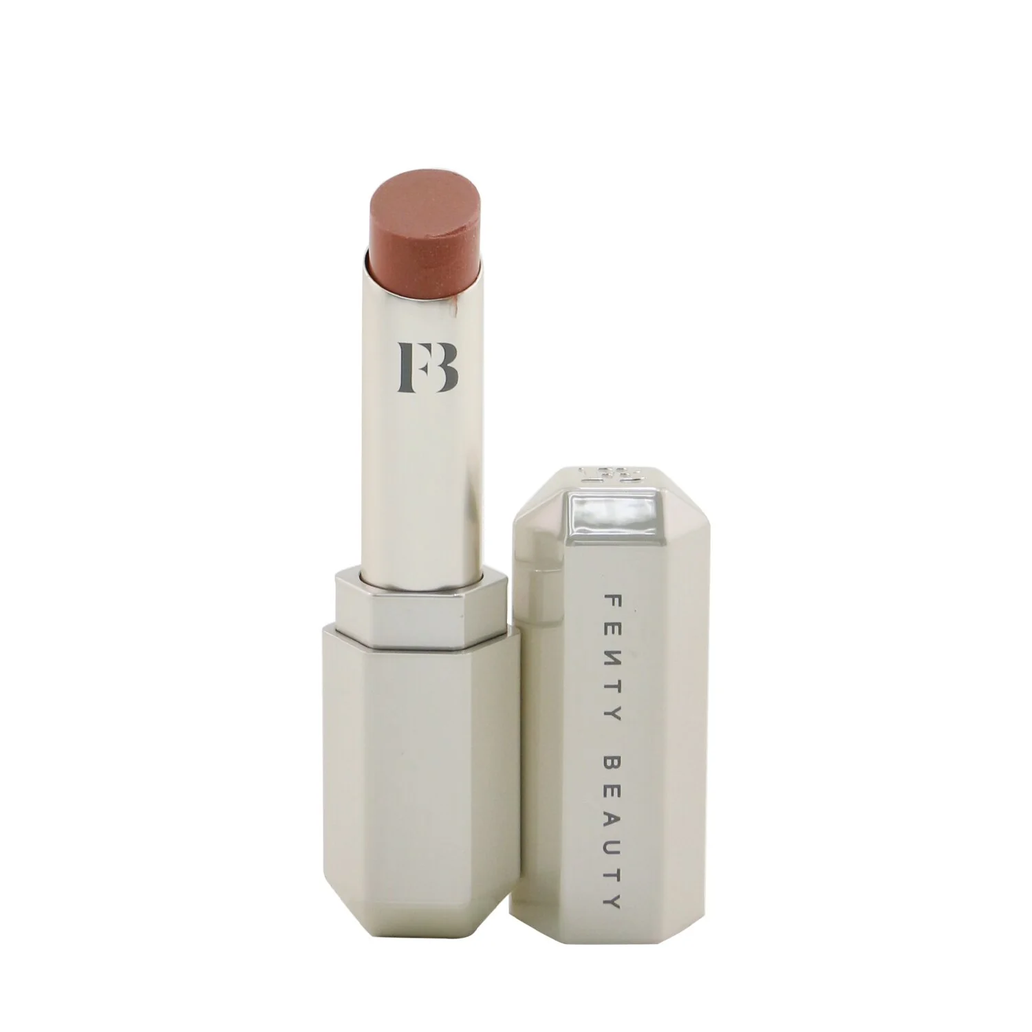 Fenty Beauty by Rihanna Slip Shine Sheer Shiny Lipstick - # 08 Cookies & Cocoa (Cocoa Berry)  2.8g/0.098oz