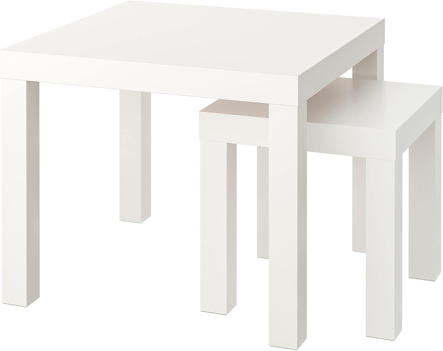 Ikea LACK nest of tables, set of 2, white