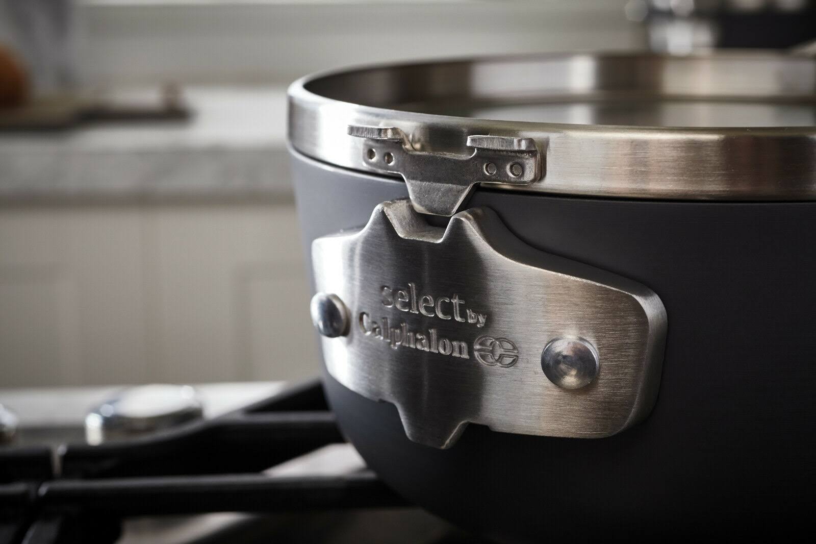 Select by Calphalon Space Saving Hard-Anodized Nonstick 14 Piece Cookware Set