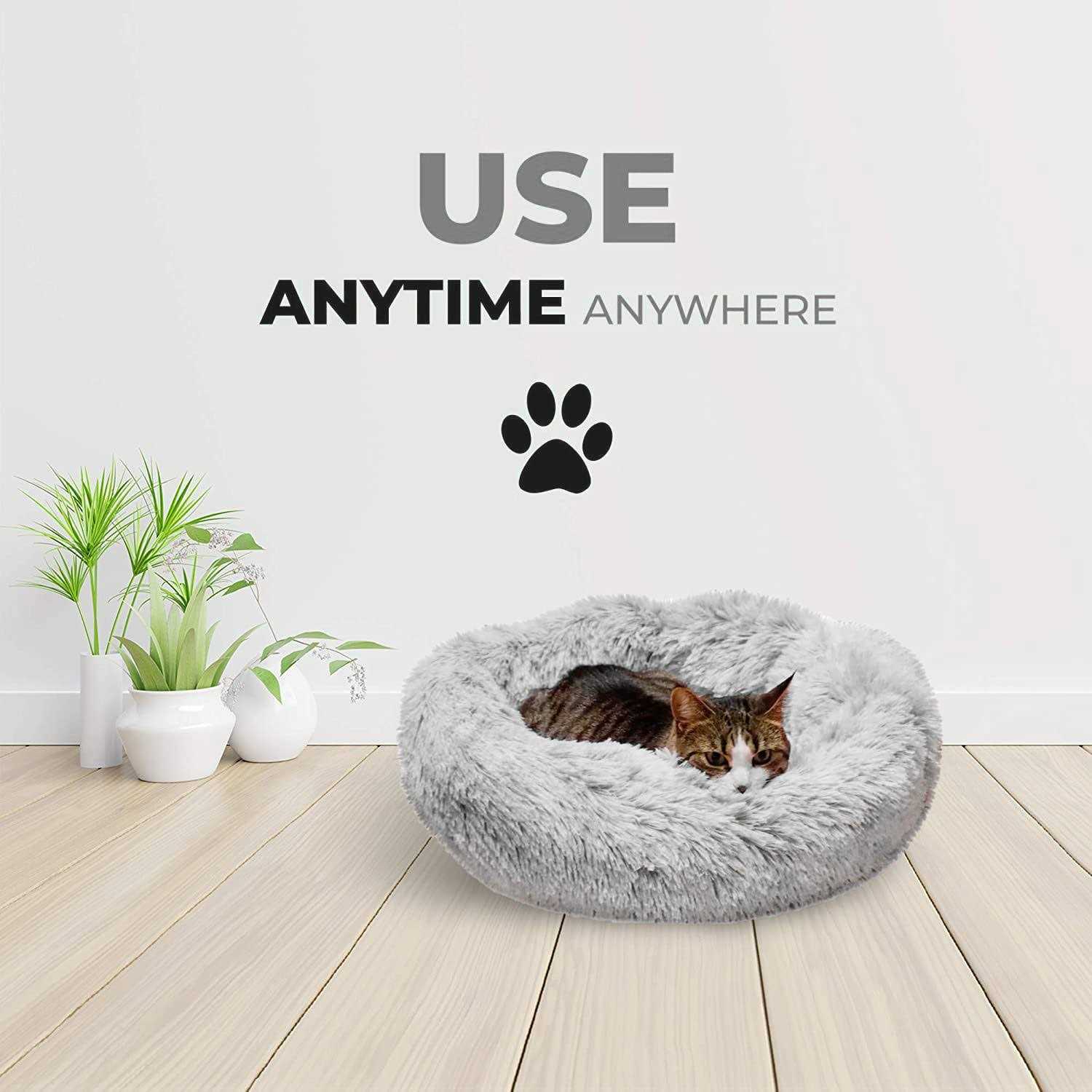 Whiskers & Friends Cat Bed Cat Beds for Indoor Cats Small Bed - Pet Supplies online store