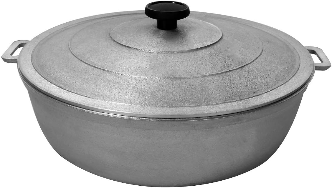 Uniware 9900 Super Quality Aluminum Caldero,Dutch Oven,5 QT, Silver (28cm (11-Inch))