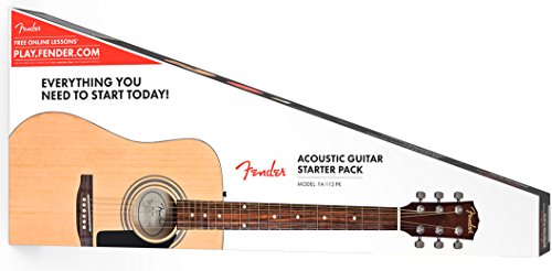 Fender FA-115 Dreadnought Acoustic Guitar - Sunburst Bundle with Gig Bag, Tuner, Strings, Strap, and Picks