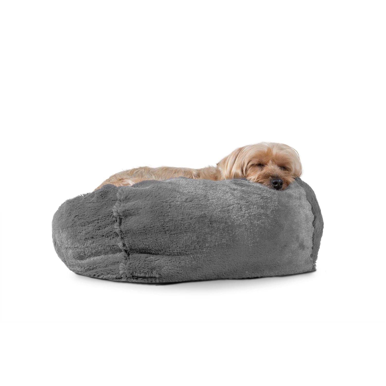 FurHaven Pet Round Plush Ball Dog Bed - Pet Supplies online store