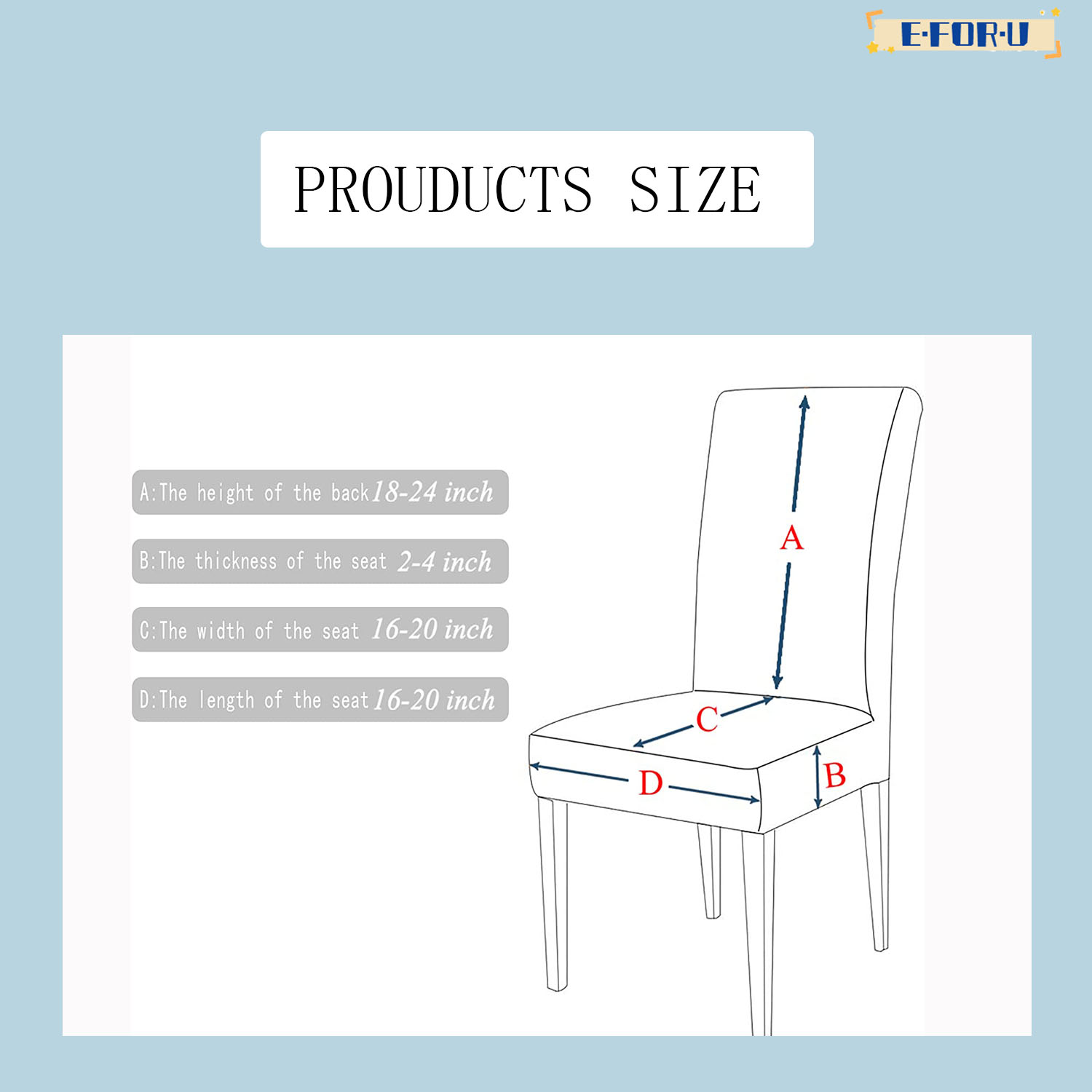 Dining Room Chair Covers Slipcovers Set - Spandex Super Fit Stretch Removable Washable Kitchen Parsons Chair Covers Protector for Dining Room