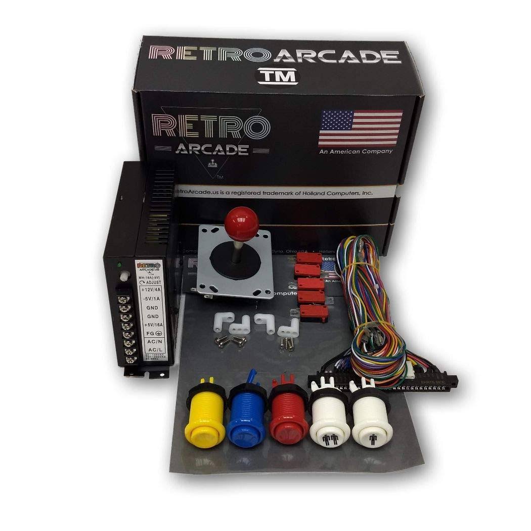 RetroArcade.us Jamma 60-in-1, Mame, Retro Pi Classic Arcade Multigame-Multicade Arcade Game Control Kit