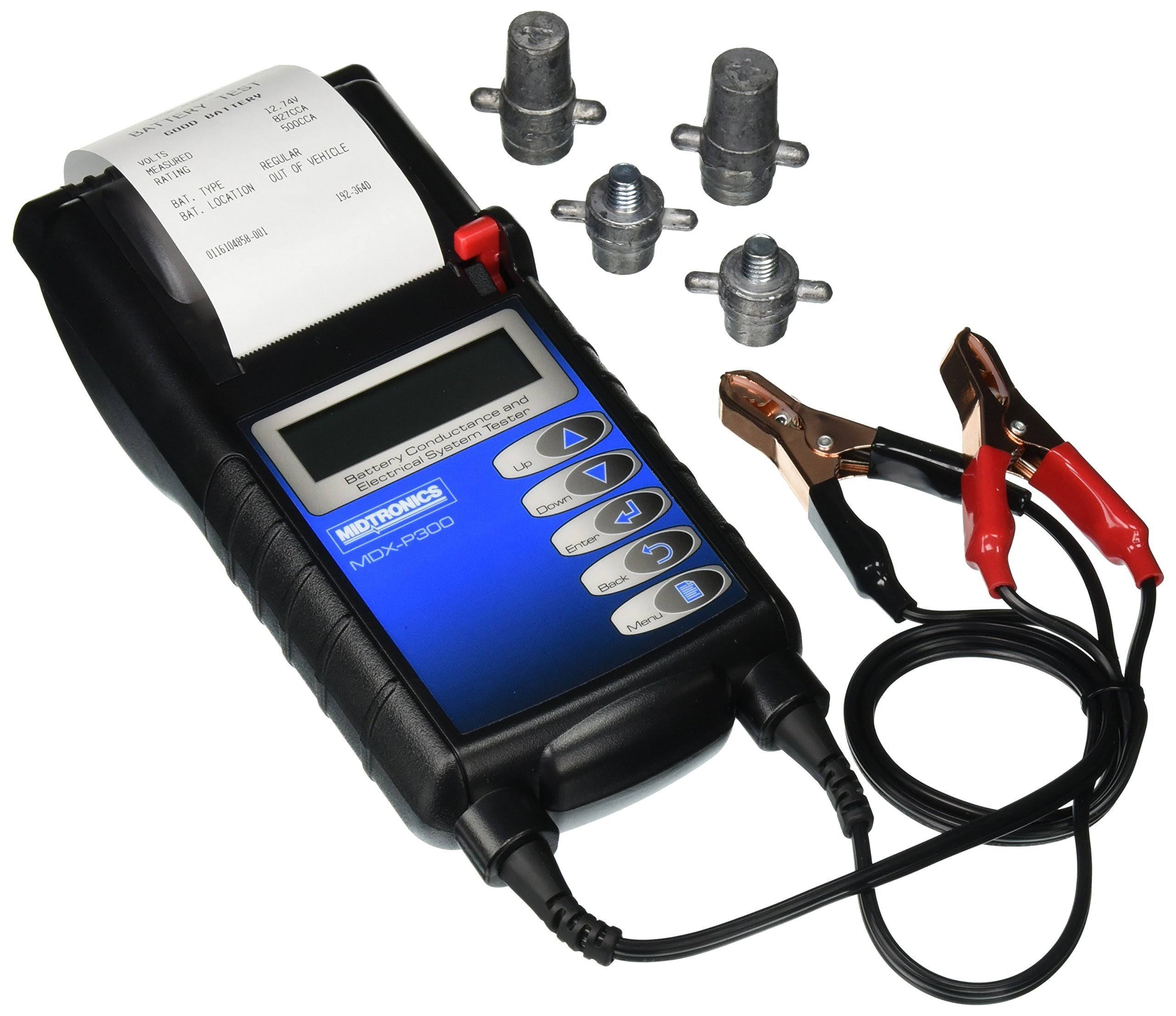 Midtronics MIDMDX-P300 Battery and Electrical System Tester with Built-in Printer