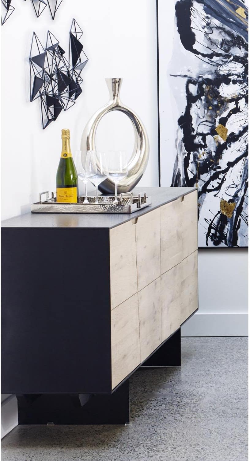 Moe's Home Collection Instinct Sideboard, Black and Natural