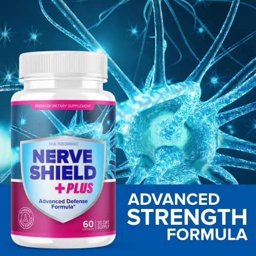 Nerve Shield Plus Advanced Support Nerve Formula, Dietary Supplement (5 Pack - 300 Capsules)
