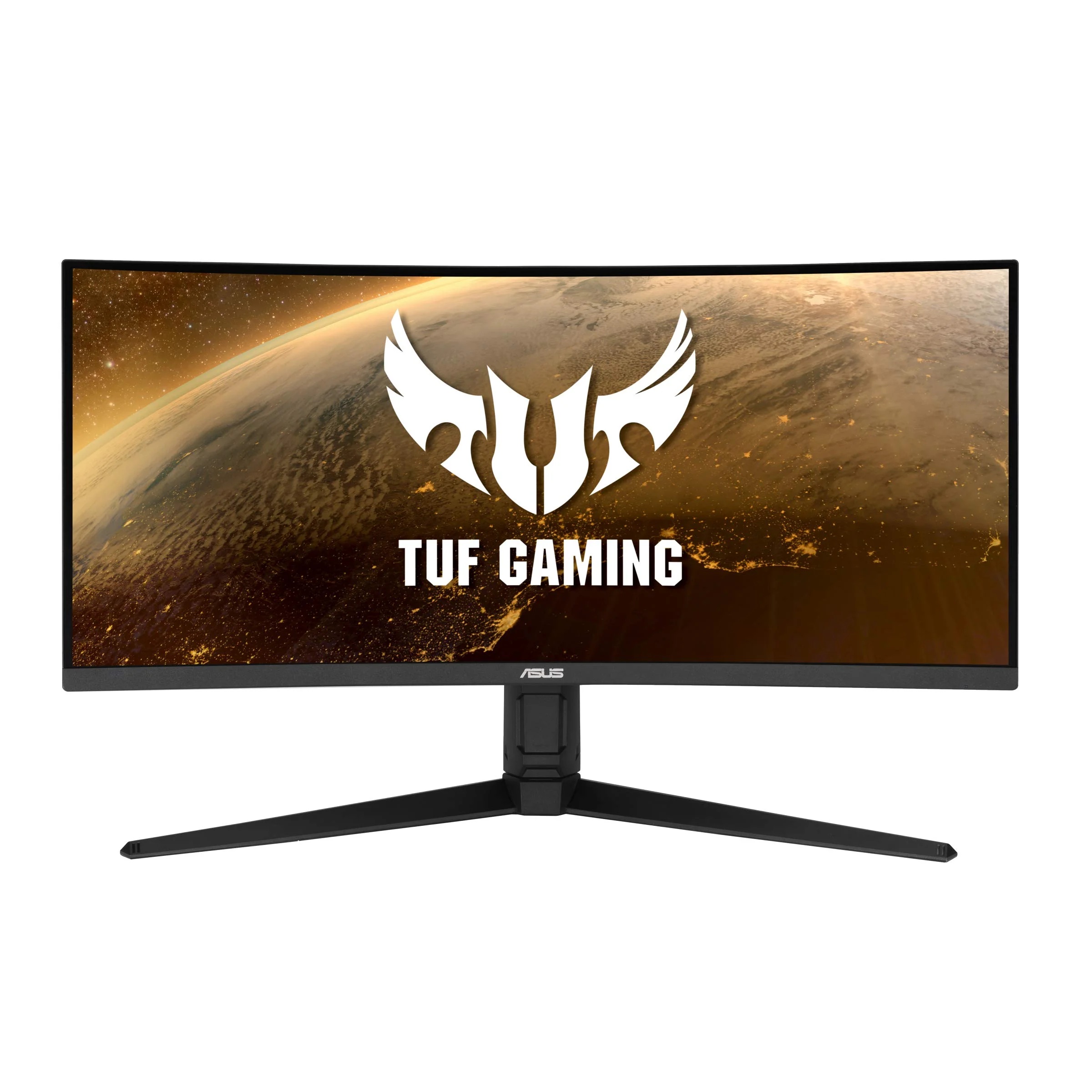 ASUS TUF 34 Inch Curved Gaming Monitor - WQHD (3440x1440), 165Hz, 1ms, Extreme Low Motion Blur, FreeSync Premium, Eye Care, Height Adjustable, DisplayHDR 400, DisplayPort, HDMI, USB - VG34VQL1B