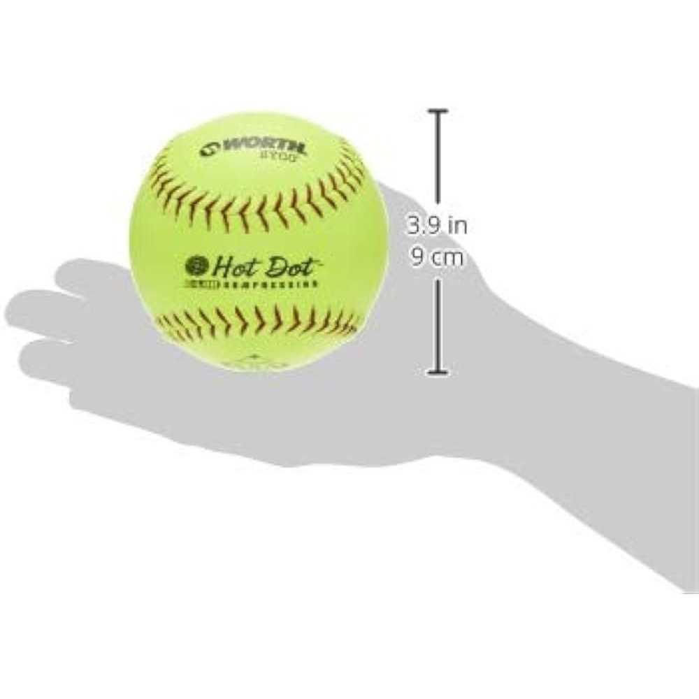 Worth Hot Dot ASA Slowpitch Softball - Sports Supplies Online Store