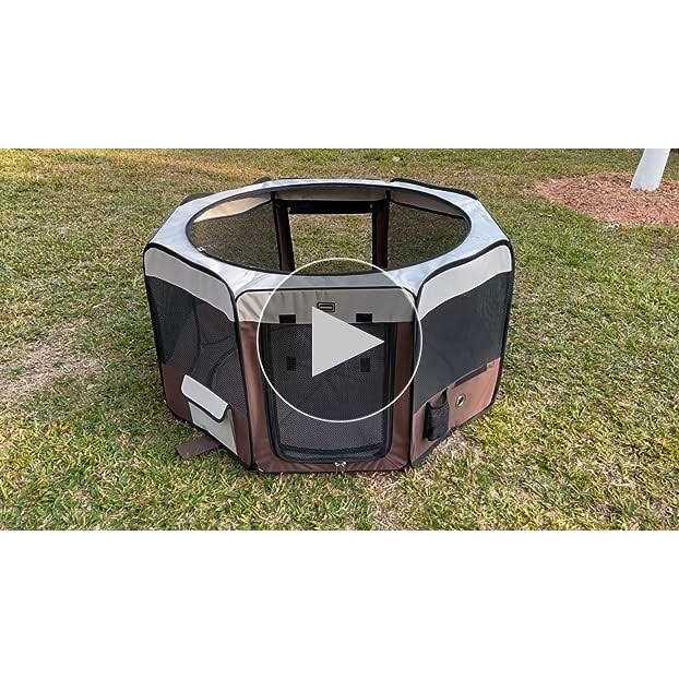 DONORO Dog Playpen Portable Pet Play Pens for Small - Pet Supplies online store