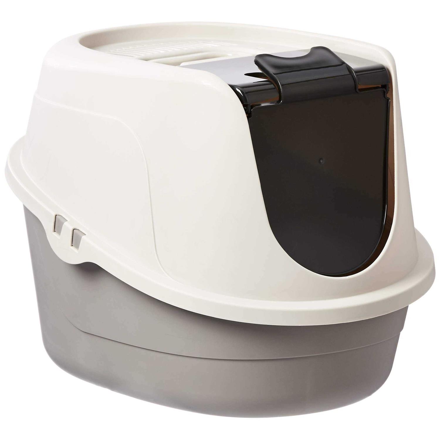 Amazon Basics No-Mess Hooded Cat Litter Box - Pet Supplies online store