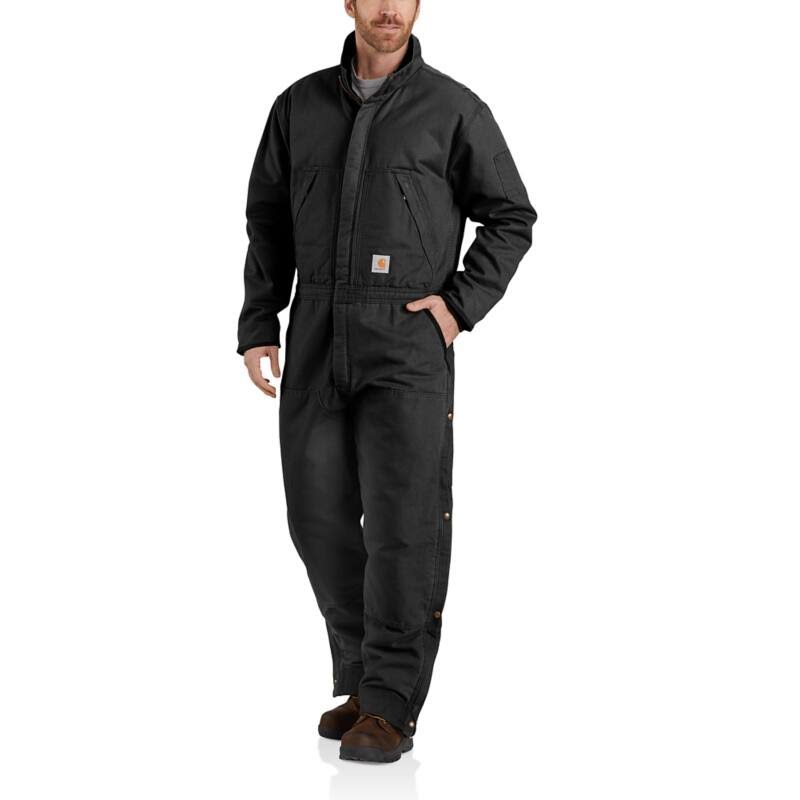 Carhartt Washed Duck Insulated Coverall | Brown | Large