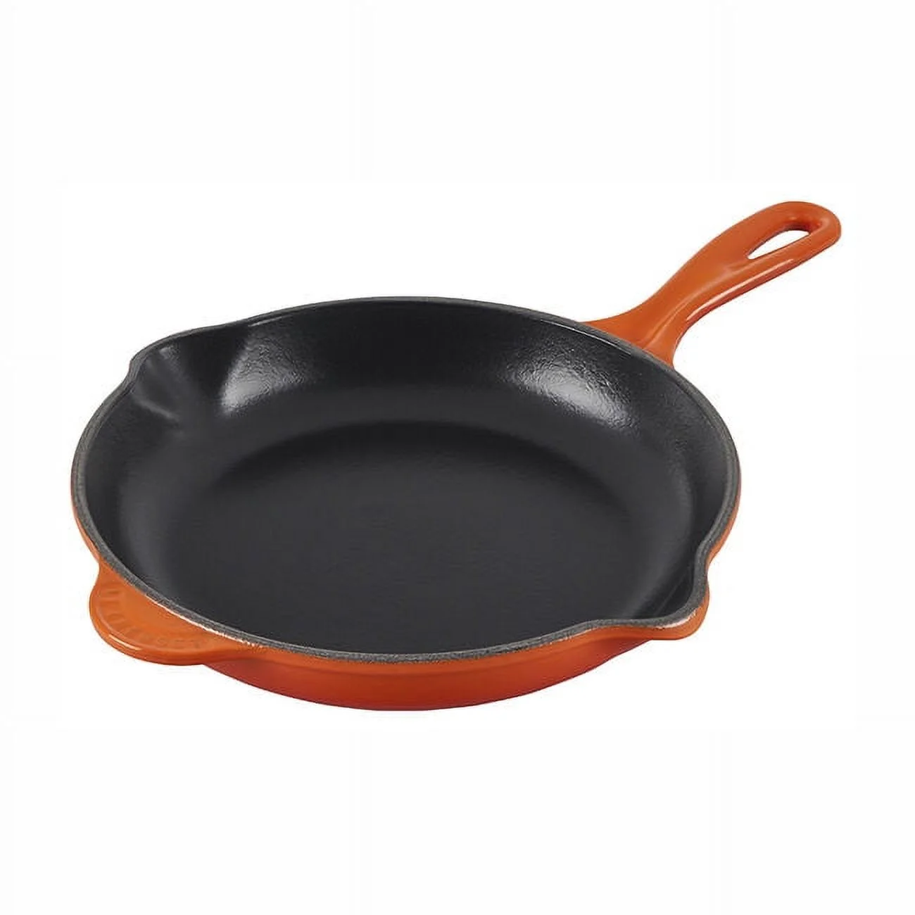 Le Creuset Enameled Cast-Iron 10-1/4-Inch Skillet with Iron Handle, Flame