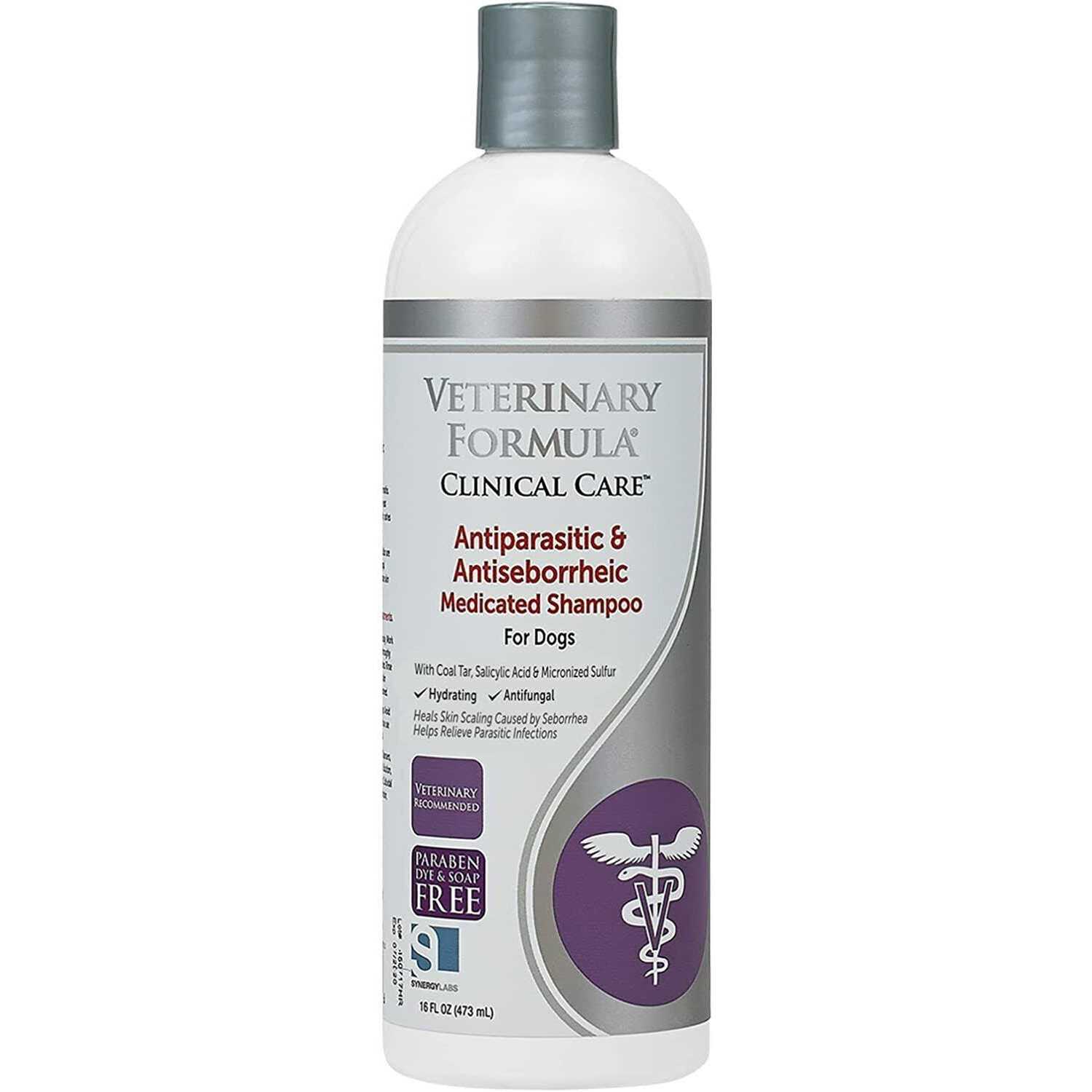 Veterinary Formula Clinical Care Antiparasitic & Antiseborrheic Medicated Shampoo - Pet Supplies online store