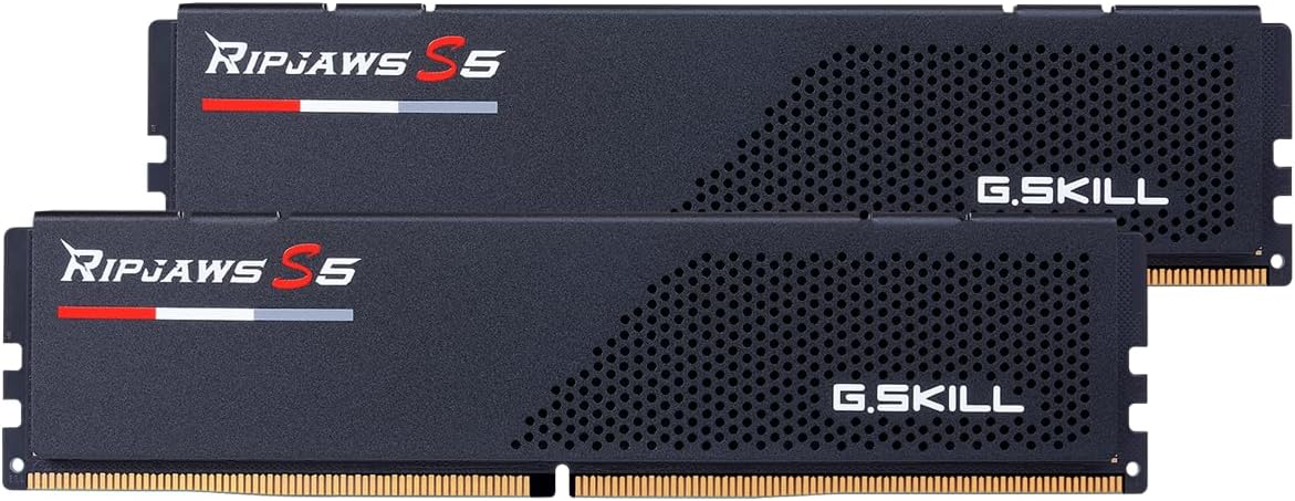 G.SKILL Ripjaws S5 Series 96GB (2 x 48GB) 288-Pin PC RAM DDR5 6400 (PC5 51200) Desktop Memory Model F5-6400J3239F48GX2-RS5K