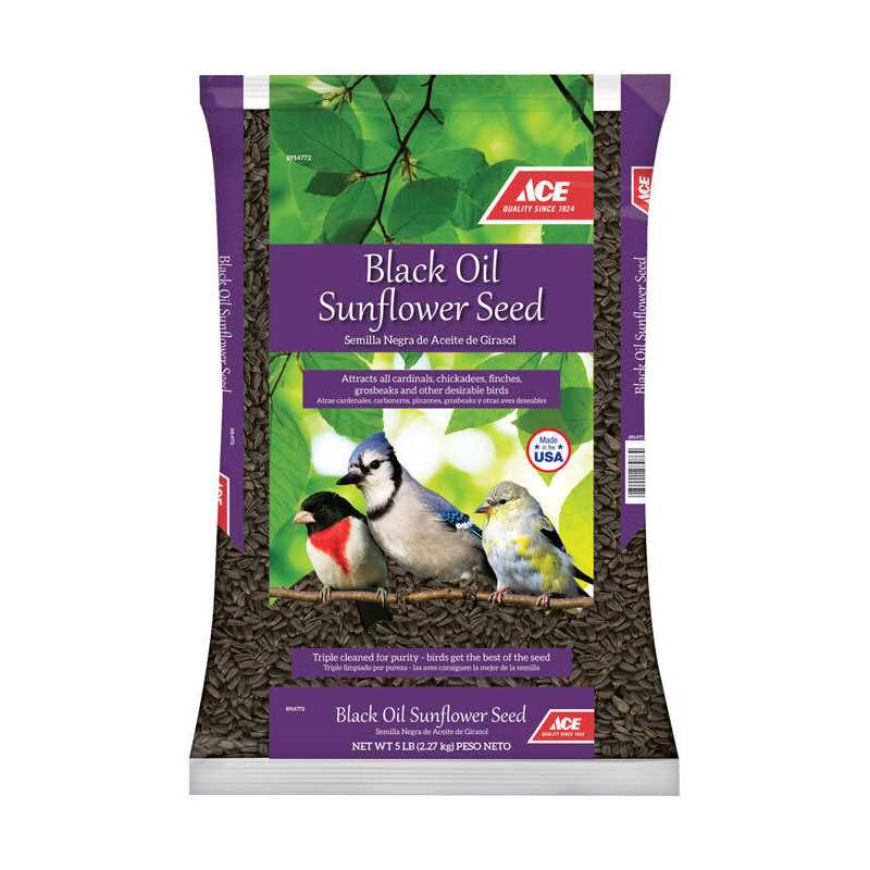 Ace Songbird Black Oil Sunflower Seed Wild Bird Food - Pet Supplies online store
