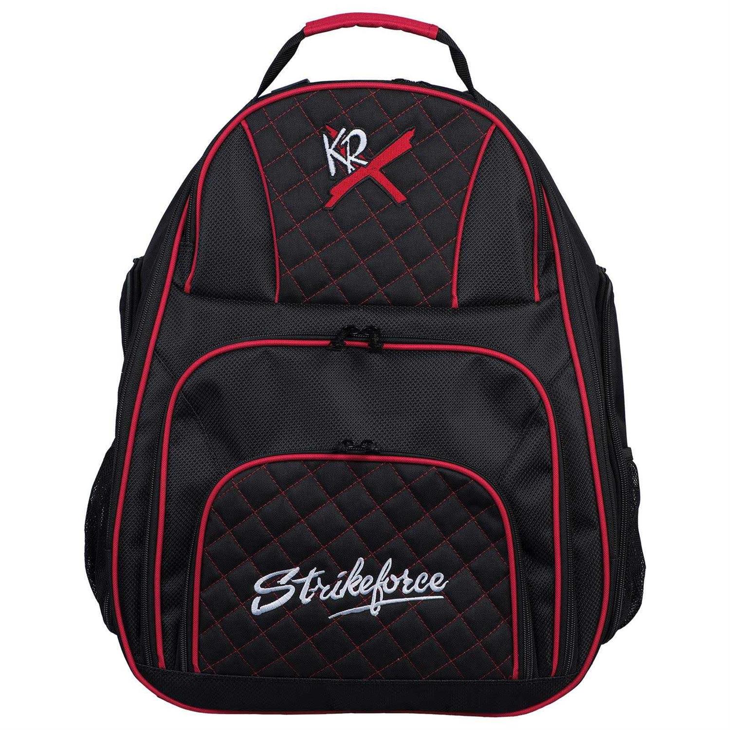 KR Strikeforce Royal Flush Deuce 2 Ball Backpack Black/Red - Sports Supplies Online Store