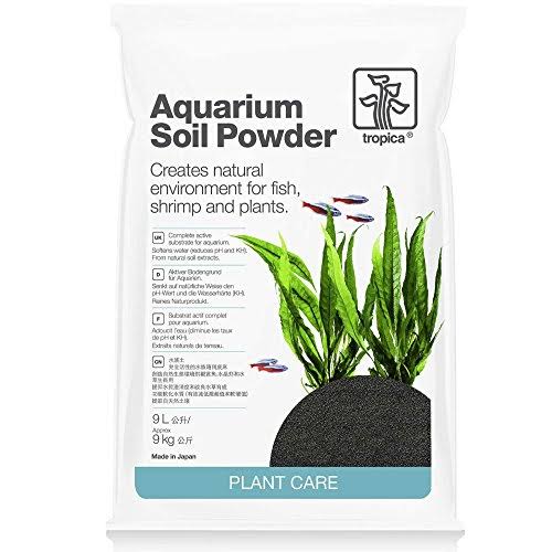 Tropica Plant Care Freshwater Planted Aquarium Soil Powder 9 Liter Bag