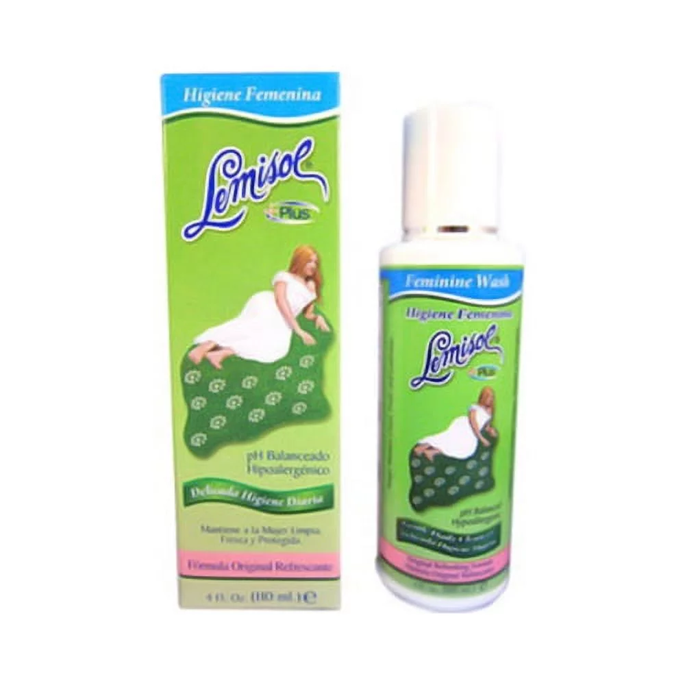 Lemisol Plus Feminine Douche Wash Gentle Daily Cleanser - 16 Oz, 2 Pack