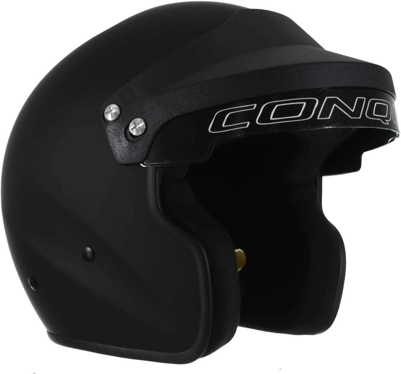 Conquer Snell SA2020 Approved Open Face Auto Racing Helmet