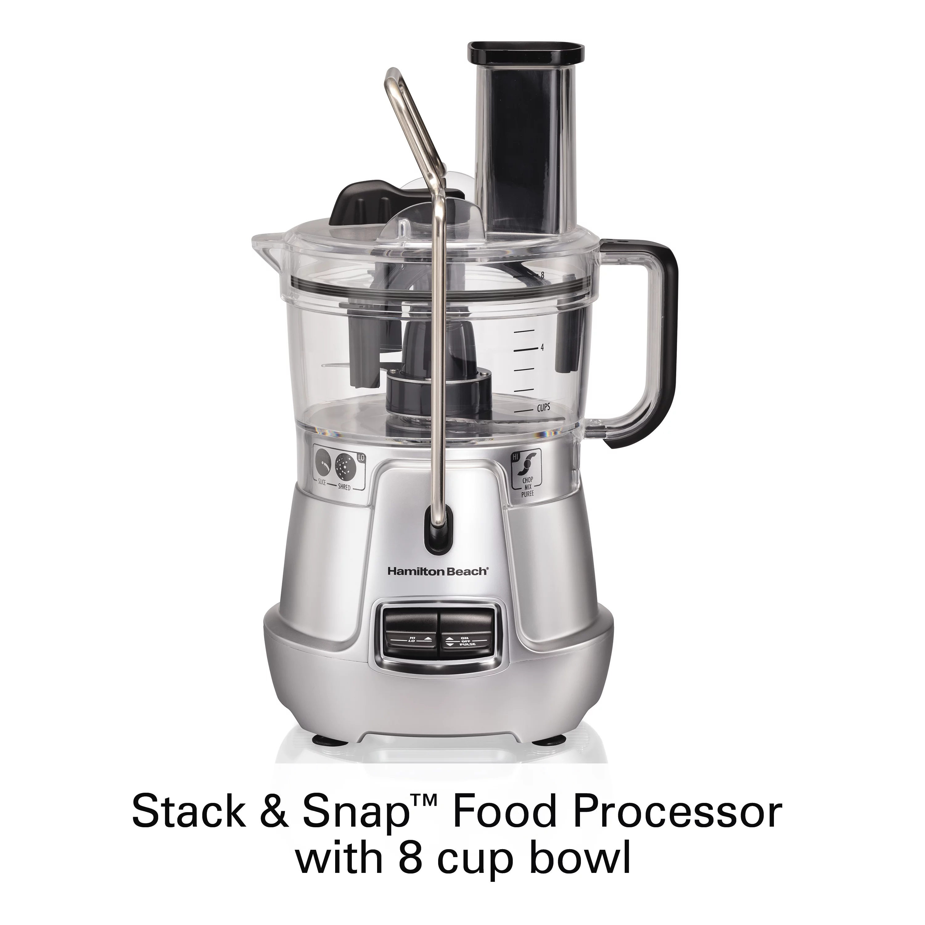 Hamilton Beach Stack & Snap 8 Cup Food Processor