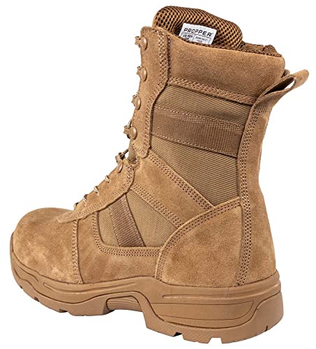 Propper Men's Series 100 Side Zip Comp Toe Coyote Boot Combat