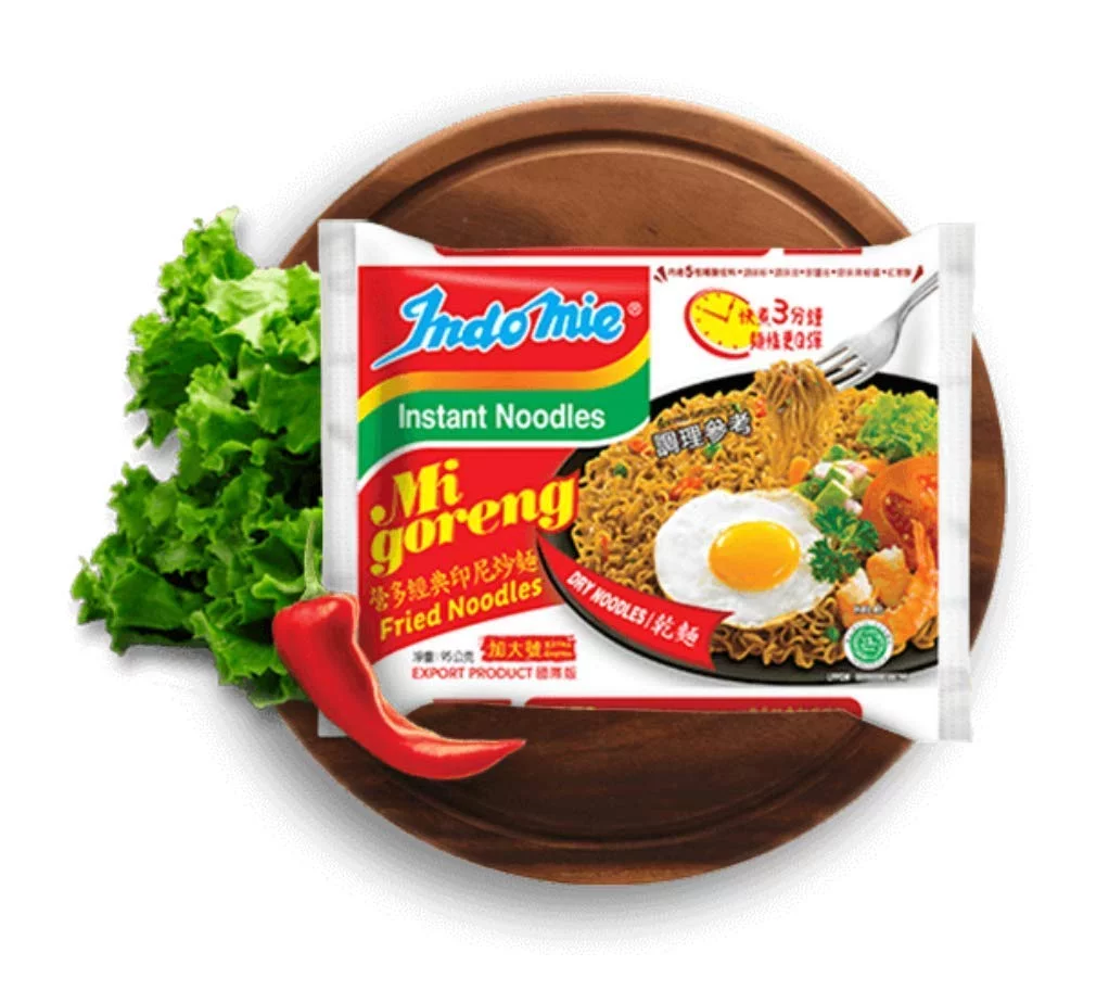 Indomie Mi Goreng Instant Stir Fry Noodles, Halal Certified, Original Flavor, 3 Ounce (Pack of 30)