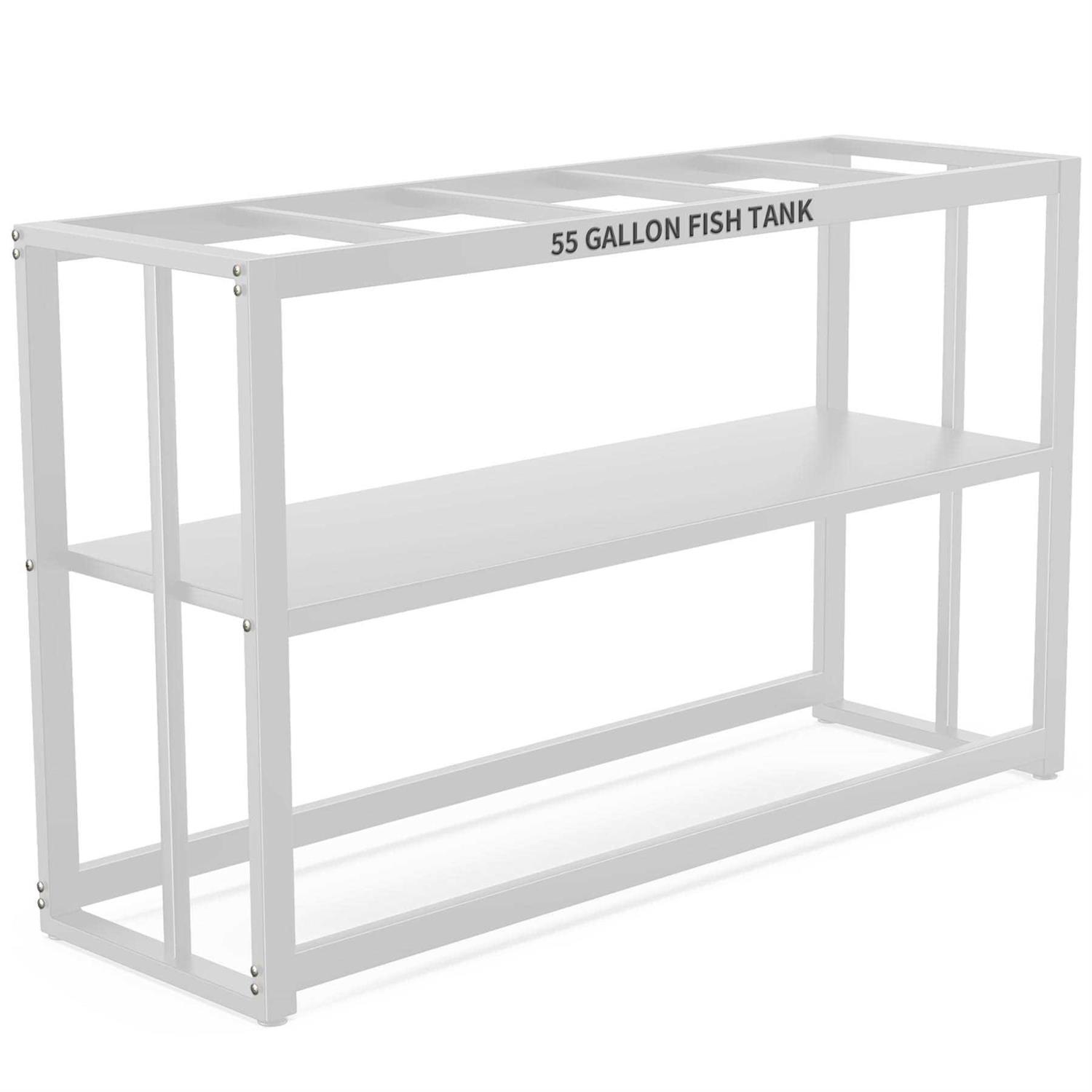 Akenow 55-75 Gallon Fish Tank Stand with Storage Shelf, 48.5 x14.9 x 29.2 Inch Aquarium Stand, Turtle Tank, Reptile Terrariums and Breeder Tank - Pet Supplies online store