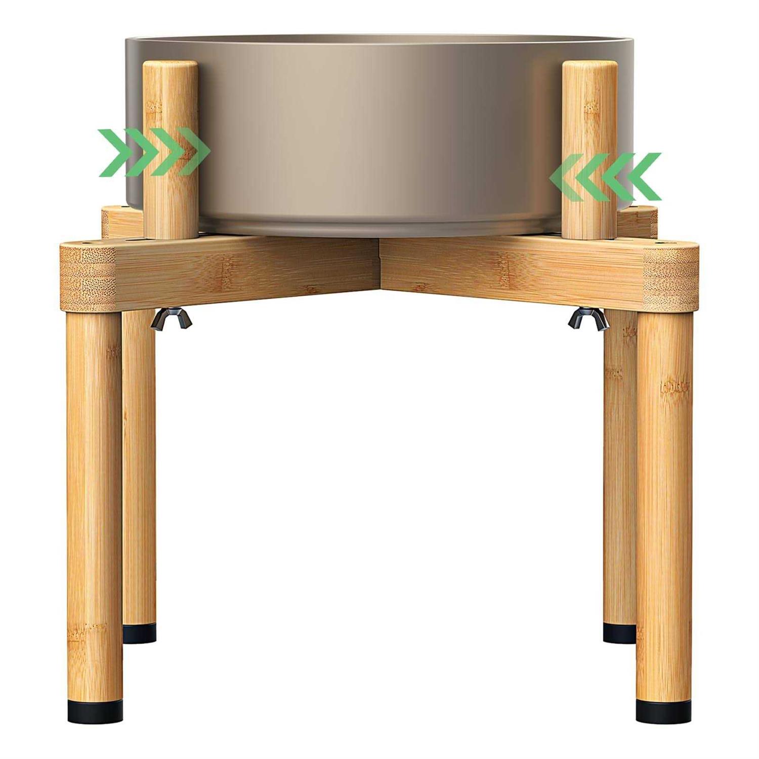 Vantic Dog Bowl Stand Adjustable Elevated Dog Food Stand For 65-11 Wide Bowls - Pet Supplies online store