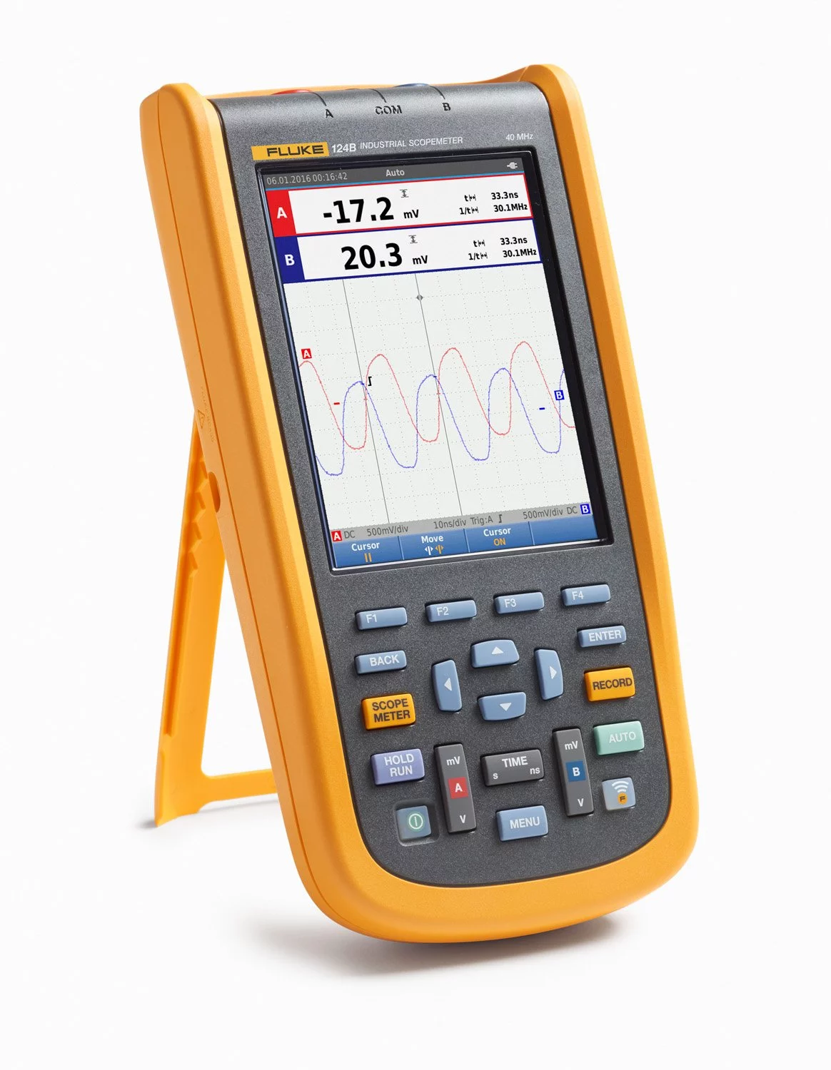 Fluke 120B Series Industrial ScopeMeter handheld Oscilloscopes